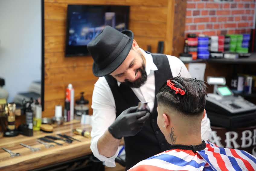 Barber bei der Arbeit